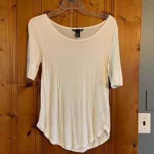 White H&M t-shirt